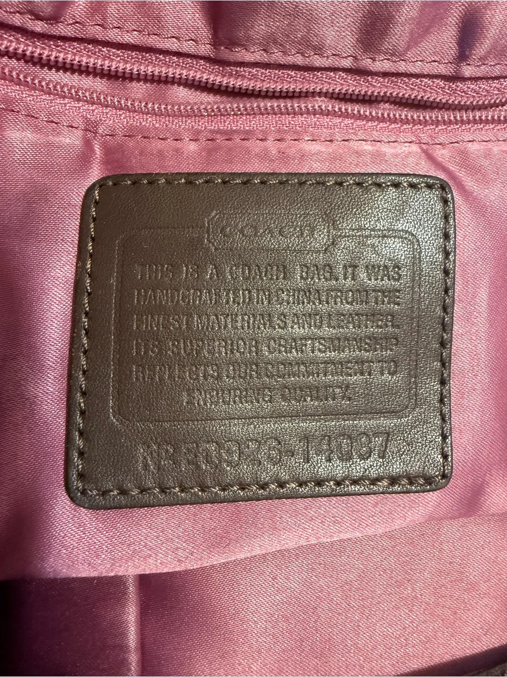 2009 the coach Cambridge XL op art hobo bag 14087